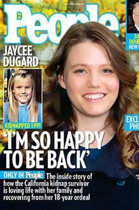 Jaycee Dugard on the cover of <i>People</i> magazine.