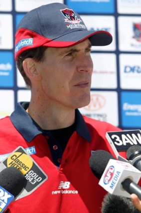 Heart beats true for the red and the blue ... Jim Stynes transformed and invigorated the Demons during his presidency.