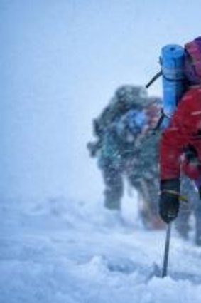 Challenge: Australian actor Jason Clarke stars as Kiwi mountaineer Rob Hall in the film Everest due for release on September 17.
