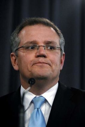 Accused of "dog whistling" ... Scott Morrison.