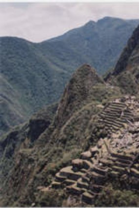 Hiking to Macchu Pichu in Peru ...