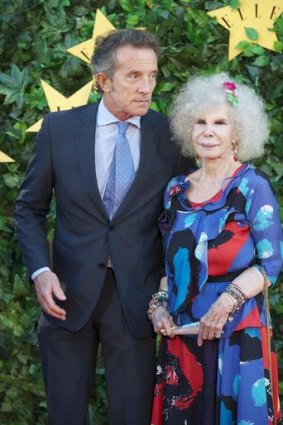 The duchess and Alfonso Diez.