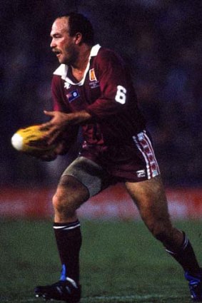 The King &#8230; Wally Lewis in Melbourne in 1990.