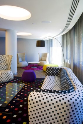 Palette-able ... every corner of Hotel Missoni resembles a glossy-magazine spread.