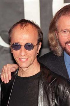 Robin and Barry Gibb.