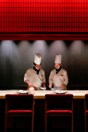 Chefs at one of the hotel's restaurants.