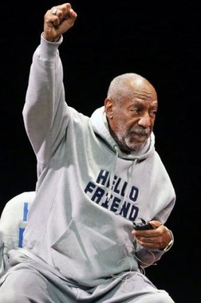 Bill Cosby on stage in Denver on Saturday.