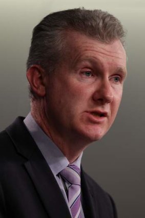 Safety first: Minister Tony Burke.