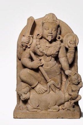 The divine couple Lakshmi and Vishnu, at the National Gallery of Australia.