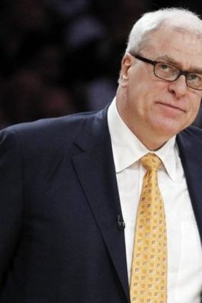 New York's overlord: Former LA Lakers coach Phil Jackson.