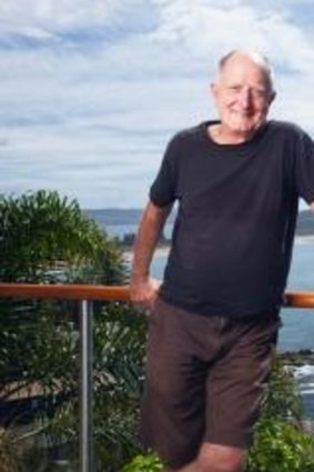 Splendid career: Architect Philip Cox at Palm Beach. His firm has just celebrated 50 years in the business.  