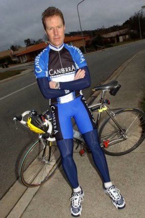Canberra cyclist Stephen Hodge.