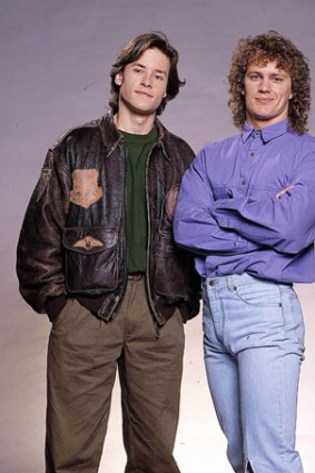 Guy Pearce (left) and Craig McLachlan wore some fetching outfits back in the soap's glory days.