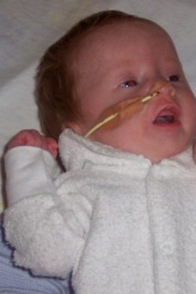 Charlotte was just five weeks' old when she was diagnosed with PWS.