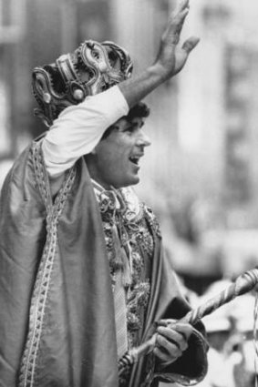 Paul McNamee as King of Moomba in 1987.