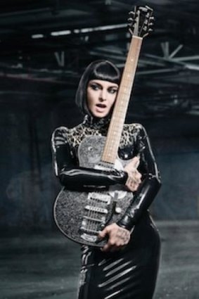 Sinead O'Connor looking nothing like a grandmother.