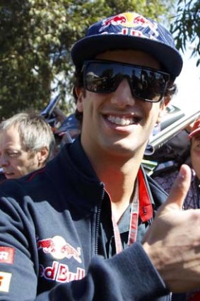 Pumped up: Daniel Ricciardo says he feels more confident this season and ready for the challenges ahead.