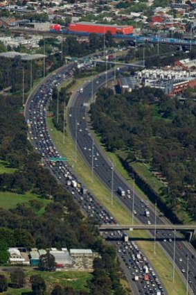 The Napthine government announced that two lanes would be added to the Eastern Freeway.