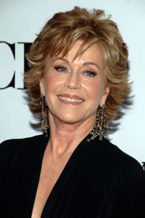 Role model: Jane Fonda stays fit through the years.