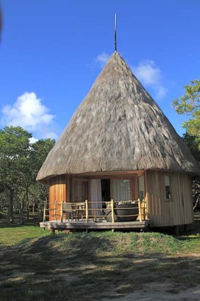 A Melanesian bungalow.