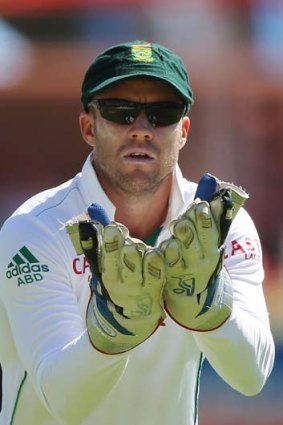 AB de Villiers the wicketkeeper.