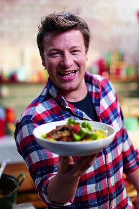 Jamie Oliver 'pimps up' festive fare in his <i>Christmas with Bells On</i>.