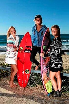 Surfing family makes waves