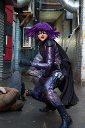 Moretz says: 'Hit-Girl is someone girls can look up to.'