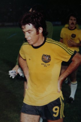 Trailblazer: Johnny Warren at the 1974 World Cup.