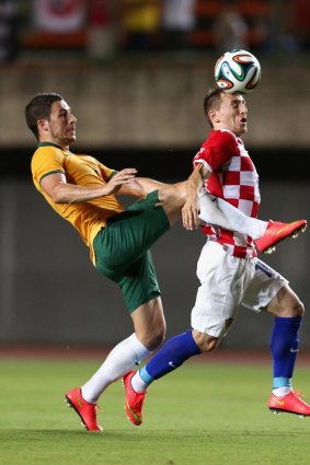 Matthew Leckie in action against Croatia