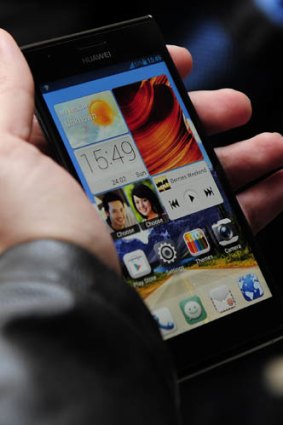 Huawei's new Ascend P2 smartphone.
