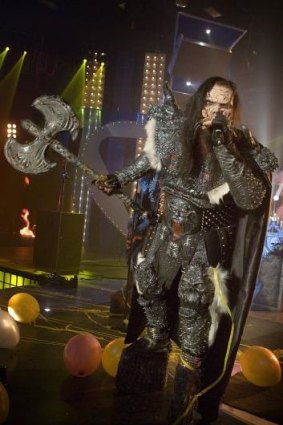 Finnish death metal band Lordi took the Eurovision trophy home back in 2006.