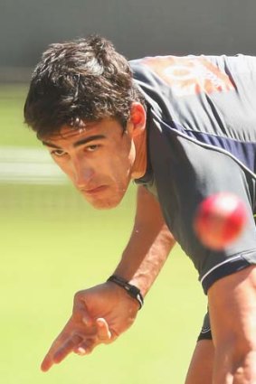 Turnaround: Mitchell Starc is likely to make his SCG Test debut in the New Year Test.