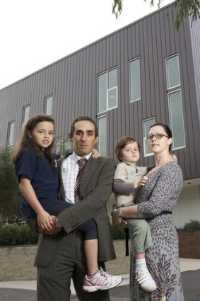 Donovan and Melissa Jacka with their childrem Mackenzie, 7, and Harvey, 3.