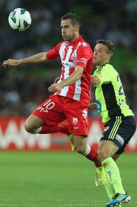 Front and centre: Josip Tadic made it to Wellington on the second attempt.