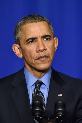 US President Barack Obama in December 2015 as the Paris climate conference got under way.