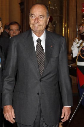 Former French President Jacques Chirac.