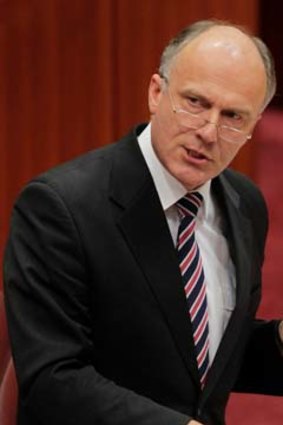 "One would want to see a reduction in the number of claims" ... Eric Abetz.