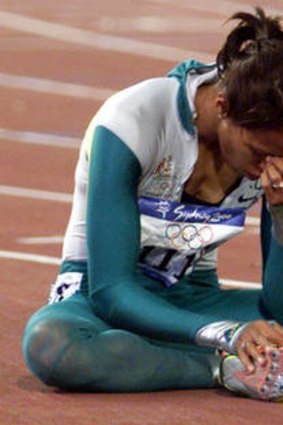 Cathy Freeman's  moment of triumph in 2000.