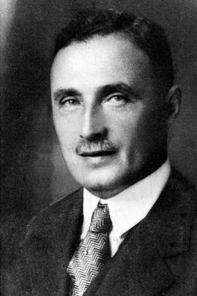 Carrillo Gantner's grandfather, Sidney Myer, who founded the Myer department stores, in 1927.