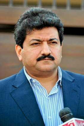 Pakistani journalist and television anchor, Hamid Mir.