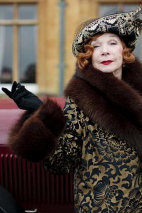 Shirley MacLaine as Mrs Levison in <i>Downton Abbey</i>.