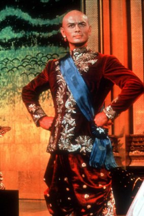 Yul Brynner in <i>The King and I</i>.