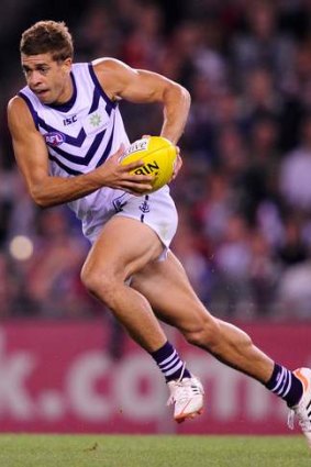 "We haven't really had a race in a while": Fremantle's Stephen Hill on whether he or Hawthorn's Bradley Hill is faster.