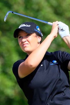 Close call: Breanna Elliott is in equal 30th place after a 71 at the European Tour school.