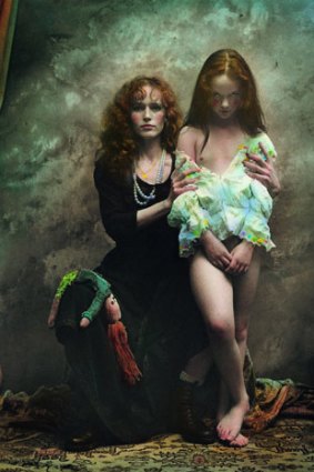 Despite its allegorical visual language, Jan Saudek's <i>Black sheep, white crow</i> has been removed from the exhibition.