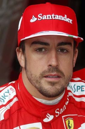 Early morning wake-up call: Fernando Alonso.