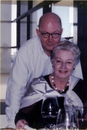 Kim Williams with his mother, Joan.