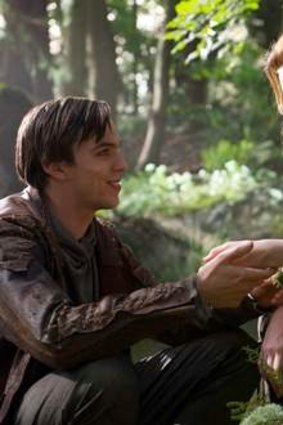 Nicholas Hoult with Eleanor Tomlinson in a scene from the film.