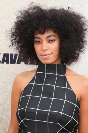 Solange Knowles was a guest at the Lavazza Marquee on Derby Day.